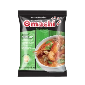 OMACHI Mì Ăn Liền Bột Khoai Tây _ Vị Tôm Chua Cay 79g