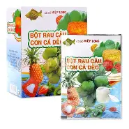 Bột Rau Câu Con Cá Dẻo (1 Hộp x 12 Gói)